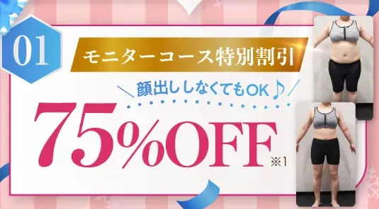 ディオクリニックの治療プラン　モニターキャンペーン