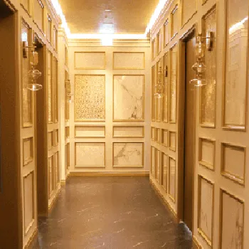 TAクリニック 全国1院のブレッシングを受ける前の廊下