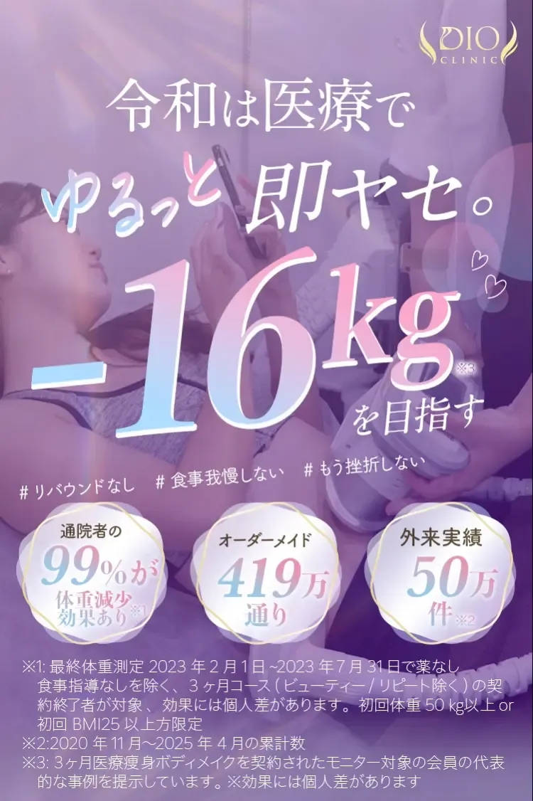 ディオクリニックの医療ダイエット