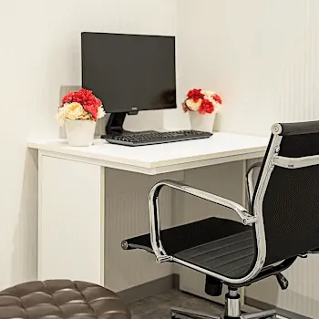 TCB東京中央美容外科 広島院の糸リフトを受ける前の診察室