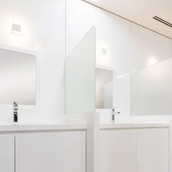 ソノクリニック 神戸院のプルリアルバイオスカルプチャーを受けた後のパウダールーム