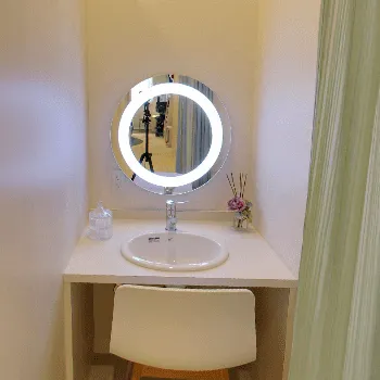 TAクリニック 新潟付近1院のプルリアルバイオスカルプチャーを受けた後のパウダールーム