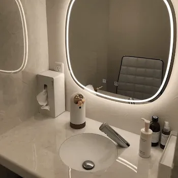 CLEAN BEAUTY CLINICのプルリアルバイオスカルプチャーを受けた後のパウダールーム