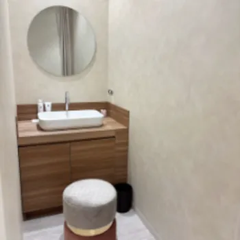 eクリニック 札幌院の脂肪吸引を受けた後のパウダールーム