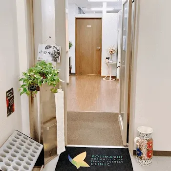 麹町皮ふ科・形成外科クリニックの入口の様子