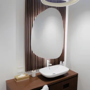 NEXUS CLINICのプルリアルバイオスカルプチャーを受けた後のパウダールーム