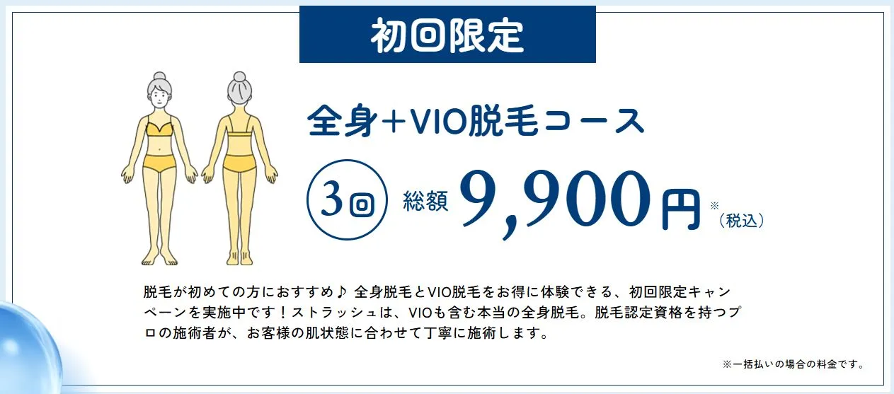 ストラッシュの初回限定キャンペーン