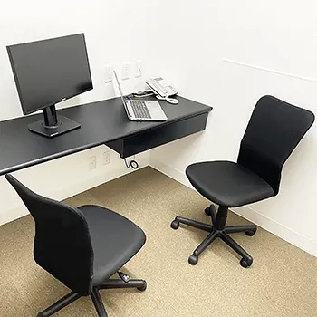 リゼクリニックの医療脱毛を受ける前のカウンセリングルーム