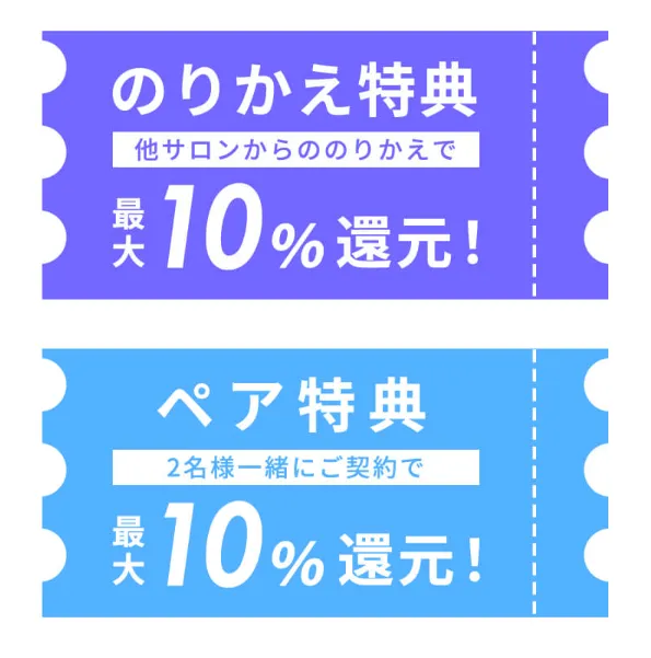 ラココで実施中のキャンペーン一例