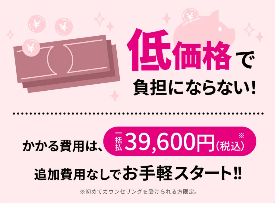 ラココのキャンペーンは低価格で低負担