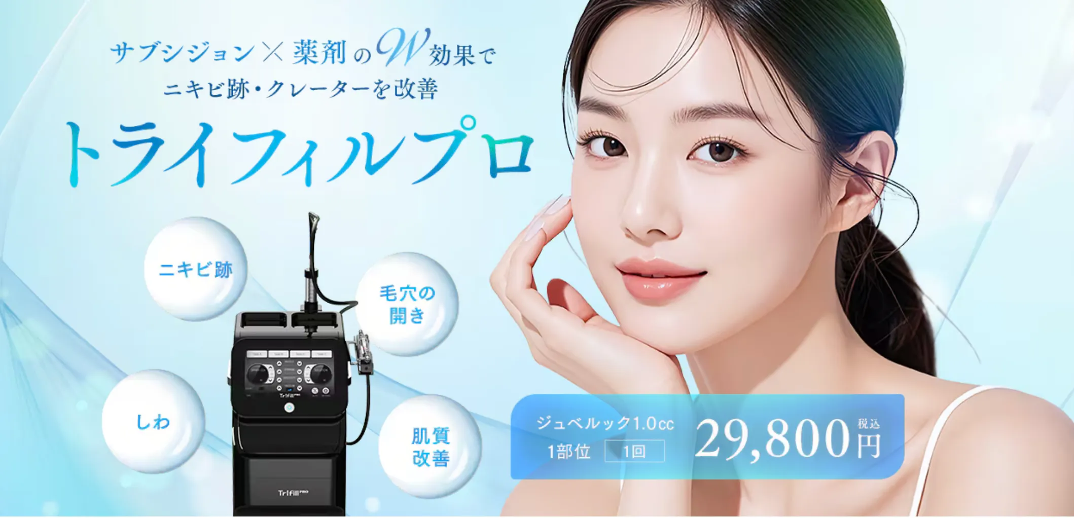 湘南美容クリニックのトライフィルプロ