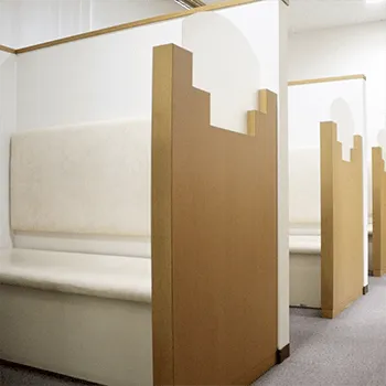 船橋中央クリニックの脂肪冷却を受ける前の待合室