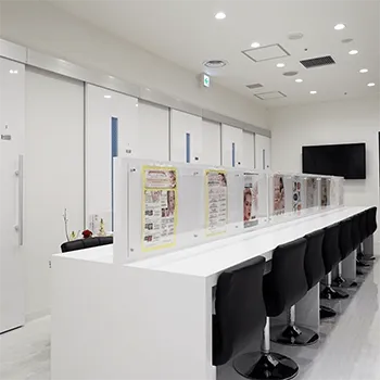 湘南美容クリニック 千葉センシティ院の脂肪冷却を受ける前の待合室