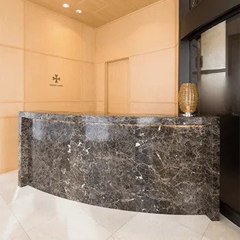 クロスクリニック銀座の脂肪冷却を受ける前の受付