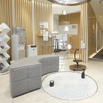 銀座プラタナクリニックの脂肪冷却を受ける前の待合室