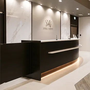 銀座よしえクリニック 銀座院の脂肪冷却を受ける前の受付