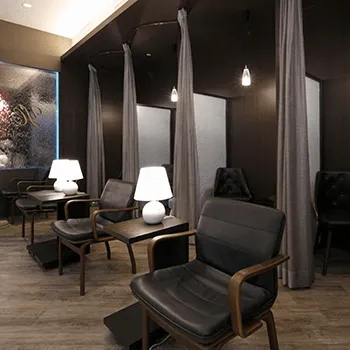 銀座よしえクリニック 銀座院の脂肪冷却を受ける前の待合室