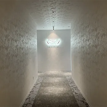 ディオクリニック 池袋院の脂肪冷却を受ける前の廊下