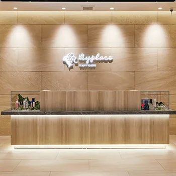 my place beauty clinicのブレッシングを受ける前の受付