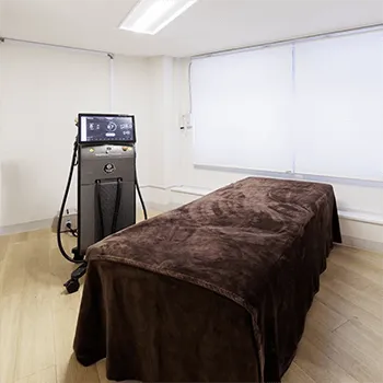 イデア美容皮膚科クリニック 千葉1院のミラドライを受ける施術室