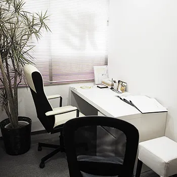 東京形成美容外科 千葉1院のミラドライを受ける前のカウンセリングルーム