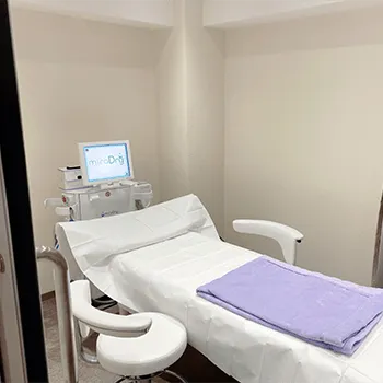 CLINIC Nのミラドライを受ける施術室