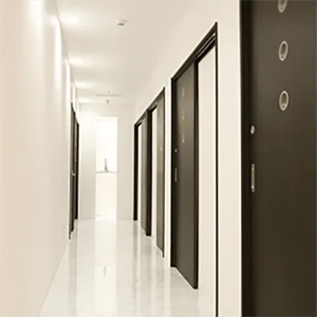 スキンクリニック 静岡2院のミラドライを受ける前の廊下