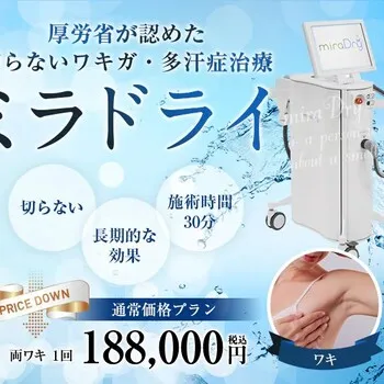 湘南美容クリニックのミラドライのイメージ