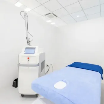 MYビューティクリニックのピコトーニングを受ける施術室