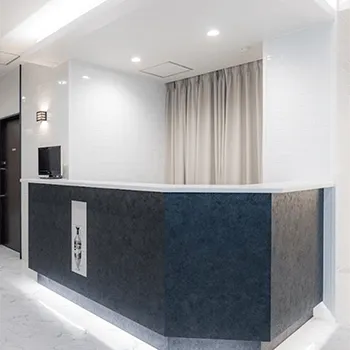 河田外科形成外科のミラドライを受ける前の受付