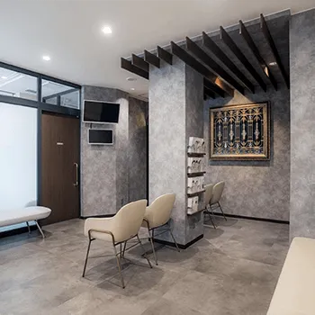 河田外科形成外科のミラドライを受ける前の待合室