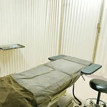 共立美容外科 岡山院のミラドライを受ける施術室