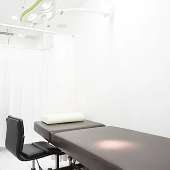 アイシークリニック渋谷院のミラドライを受ける施術室