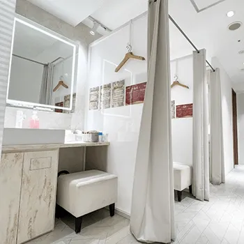 フェルズクリニックのミラドライを受けた後のパウダールーム