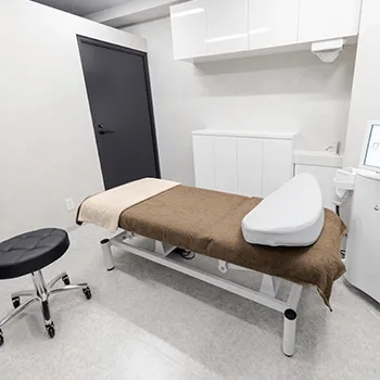 ルキナ新宿四谷クリニックのミラドライを受ける施術室