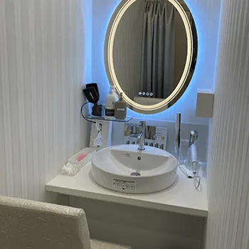 新宿美容外科クリニックのミラドライを受けた後のパウダールーム