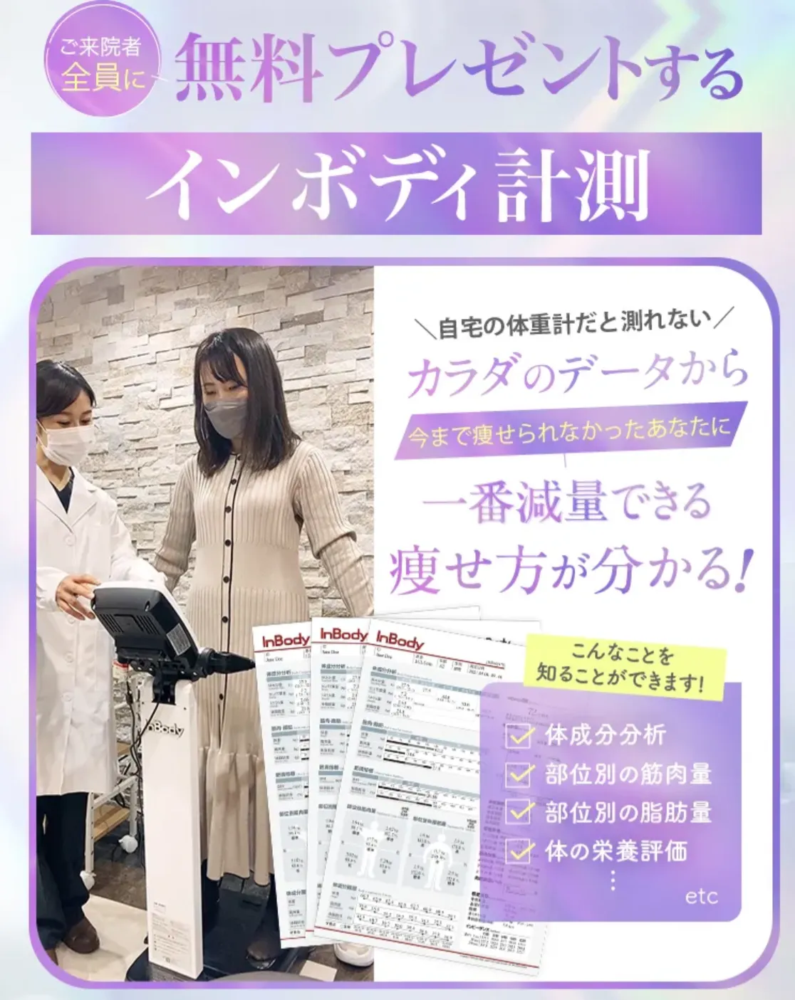 糖尿病予備軍は治るのか調査 知恵袋越えの方法 ディオクリニックのインボディ計測は初回無料