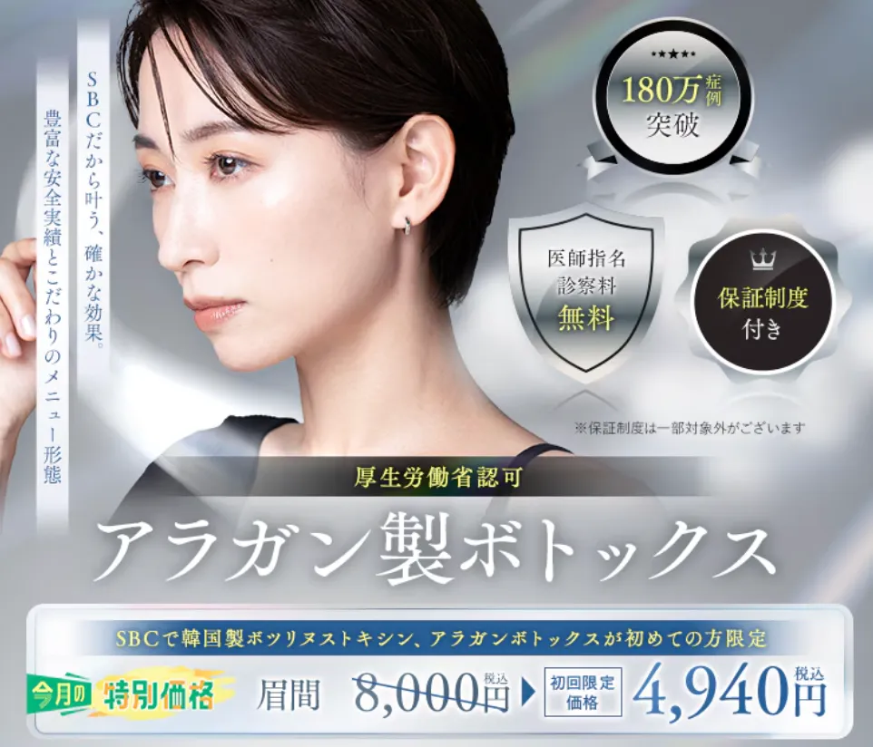 湘南美容クリニックのアラガンボトックス