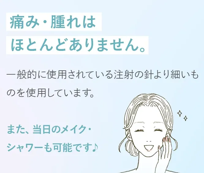 TCBのクマ取り•再生注射は失敗する?ダウンタイムはあるのか•返金制度はあるのか調査 | 痛み・腫れはほとんどなし