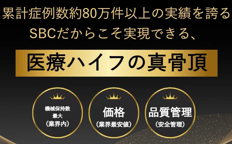 湘南美容クリニックのボルニューマの口コミはある? 累計症例数約80万件以上