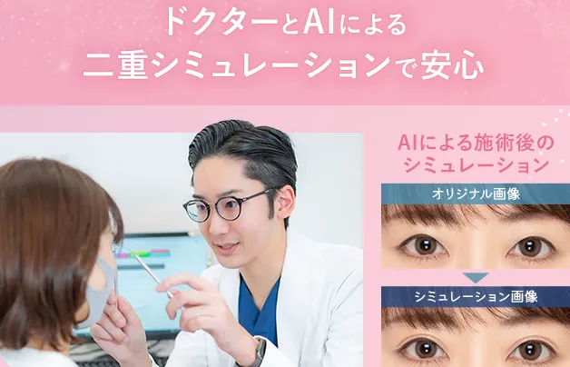 TCB二重術はドクターとAIによるシミュレーションで安心