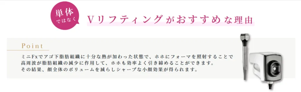 インモードのＶリフティングがおすすめな理由