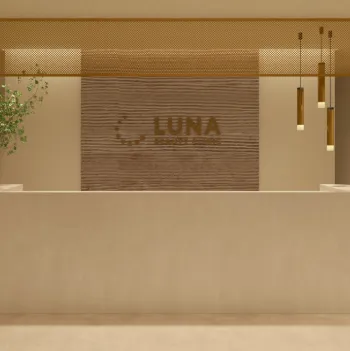 LUNA BEAUTY CLINIC 東京3院のインモードを受ける前の受付