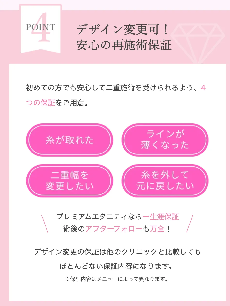 TCBの再施術保証について
