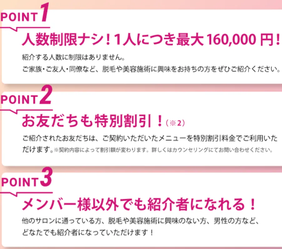 エミナルクリニック友達紹介