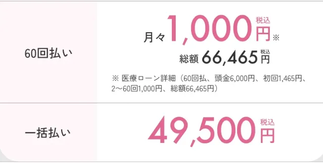 エミナルクリニック初回限定プラン