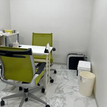 M'S CLINICのフォトフェイシャルを受ける前の診察室