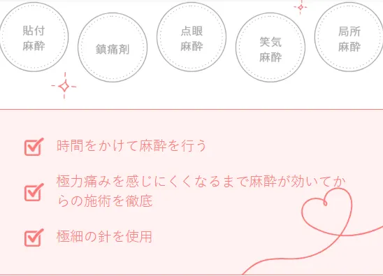 大阪にあるTCBで用意している麻酔