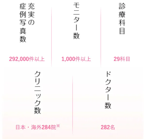 湘南美容クリニックの実績