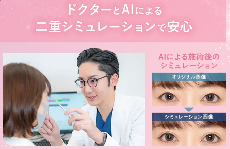 TCBの二重整形が上手い先生がカセリング画像